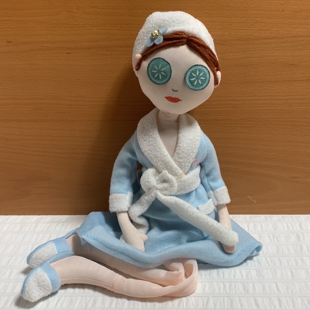 Spa Girl Decor Doll - Pamper Party Gift Basket Decor
